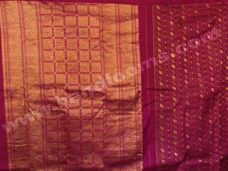Pure Pashmina Benarasi Silk Saree (adi82045)
