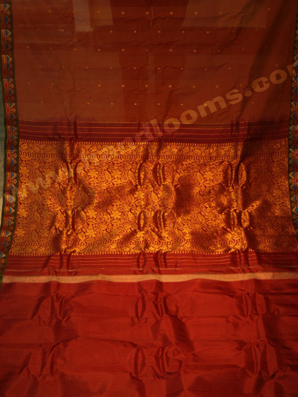 Rama Green Pure Gadwal Saree – Keya Seth Exclusive