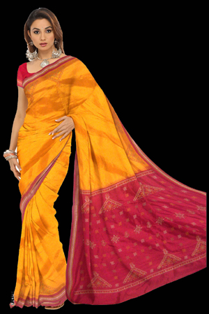 Kashoti Work Banglore Handloom Silk Saree