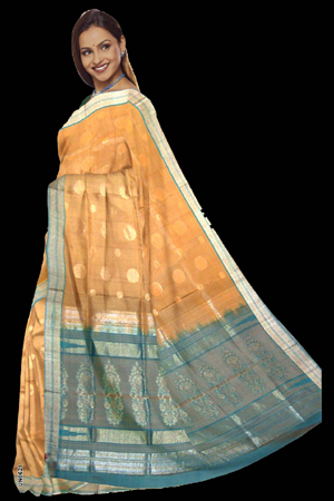 Designer handloom pure silk saree with zari balls tradational indian saree